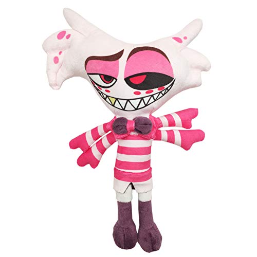 LoneFox Hazbin Hotel Angel Dust Peluches muñecos de Peluche 25 cm