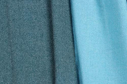 Longwu Cashmere Wrap Shole Chal para Mujer Invierno Extra Grande (79"X 28") Hombres Pañuelo de Pashmina Sólido de Lana de Cordero-22#