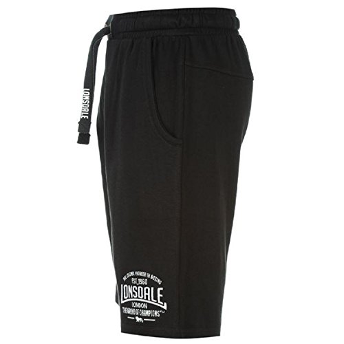 Lonsdale - Pantalones cortos ligeros, tipo bóxer, para hombre Negro Negro ( 54