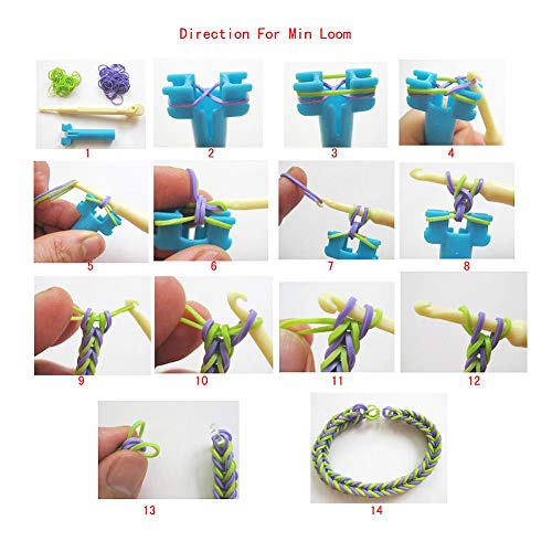 Loom Kit con 5500 Gomas Elasticas para Hacer Pulseras