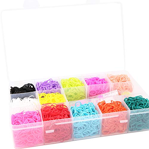 Loom Kit con 5500 Gomas Elasticas para Hacer Pulseras