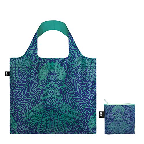 LOQI MAD Japanese Decor Bag Bolso de viaje, 50 cm, 15 liters, Multicolor (Japanese Decor)