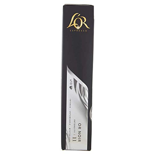 L'Or Espresso Café Or Noir Intensidad 11, 100 cápsulas de cafe