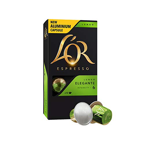 L’OR Espresso Coffee Smooth Selection – Cápsulas de Aluminio Compatibles con Máquinas Nespresso (R)* - 10 paquetes de 10 cápsulas (100 bebidas)