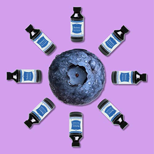 Lorann Oils Bakery emulsiones Natural y Artificial Sabor 4oz-Blueberry, Otros, Multicolor
