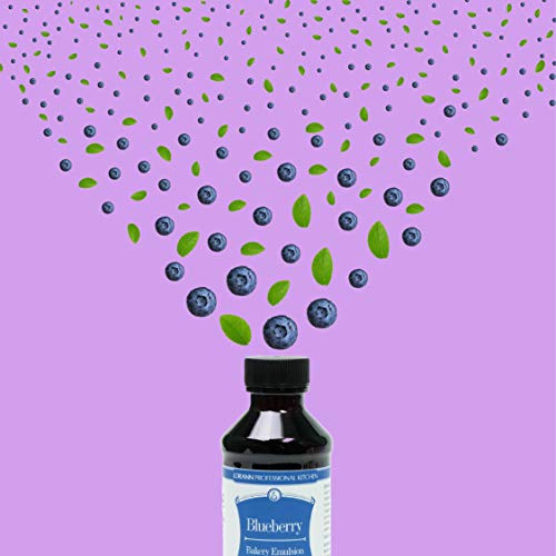 Lorann Oils Bakery emulsiones Natural y Artificial Sabor 4oz-Blueberry, Otros, Multicolor