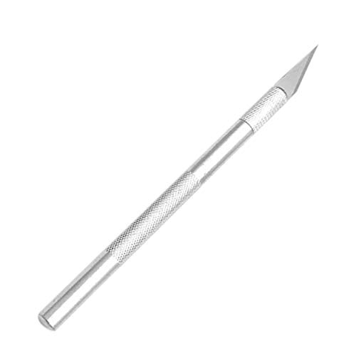 Lorenlli Cuchillo Craft portátil Precisión Cuchilla Cortador Mango antideslizante Herramienta de Grabado de Metal Profesional para Papel de Madera Plantilla
