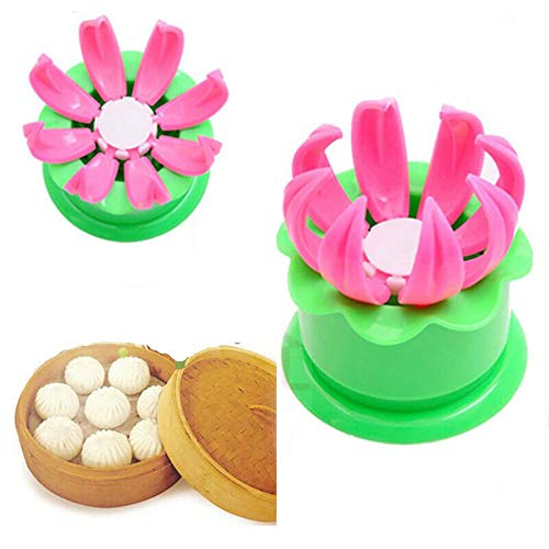 Loriver 2 * Herramienta de Molde para Hacer Bollos Rellenos de Bollos Rellenos de Pastel de ravioles al Vapor