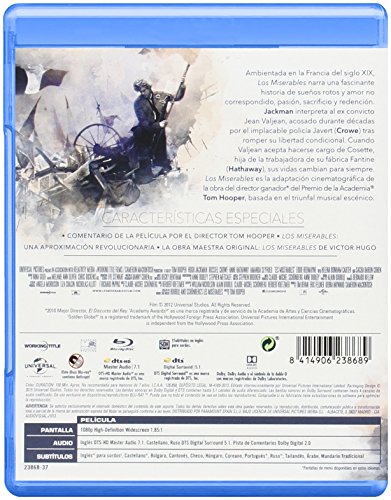 Los Miserables (Colección Oscar 2015) [Blu-ray]