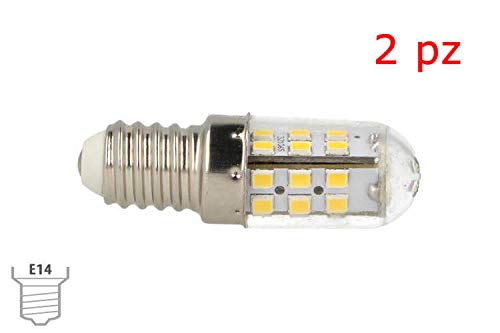 Lote de 2 lámparas LED E14 12 - 24 V CC, 4 W,  color blanco neutro, 4500 K, para iluminación en cementerio, señalización fotovoltaica, barcos, camiones