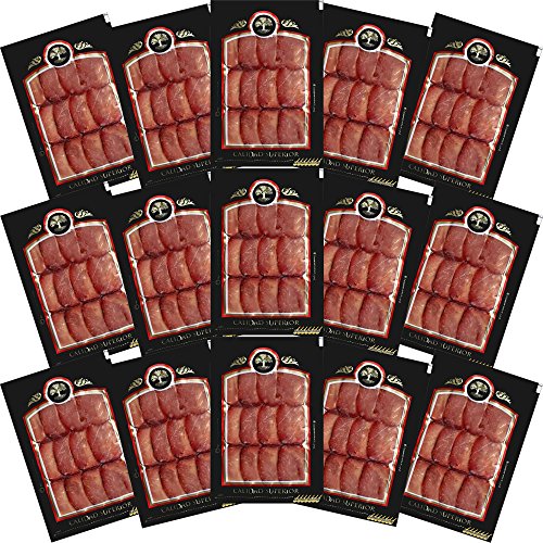 Lote de Lomo de León Casero Ahumado. 15 Sobres de 100gr. Envasado al vacío.