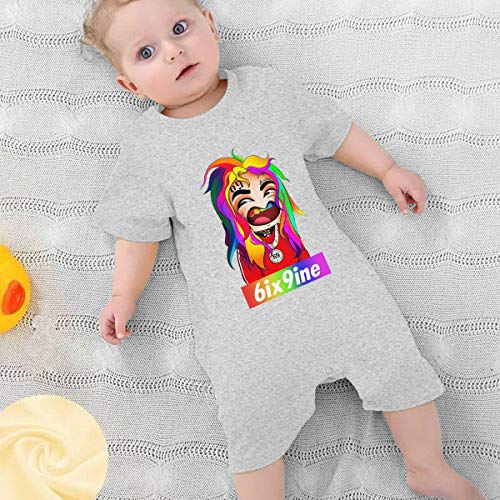 LouisBerry Free Tekashi 6ix9ine Stoopid Chico Manga Corta Niñas Niños Bebé Mameluco De Algodón Recién Nacido Body Suit Bebé Pijama