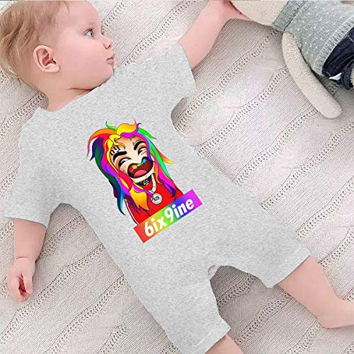LouisBerry Free Tekashi 6ix9ine Stoopid Chico Manga Corta Niñas Niños Bebé Mameluco De Algodón Recién Nacido Body Suit Bebé Pijama