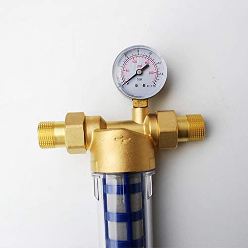 LOVIVER Grifo de Filtro de Agua de Sedimentos Spin Down Sistema de Prefiltro de Agua - 1, tal como se describe