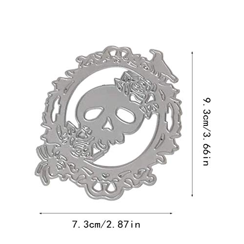 LQH El Corte de Halloween del Metal de la Flor Rosa muera de la Plantilla DIY álbum de Recortes álbum
