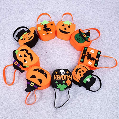 LQH Los favores Bolsa de decoración del Regalo del Partido de la Bolsa de Almacenamiento portátil Caramelo de Halloween Bolsas (Size : G)