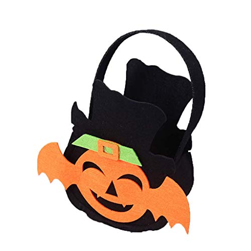 LQH Los favores Bolsa de decoración del Regalo del Partido de la Bolsa de Almacenamiento portátil Caramelo de Halloween Bolsas (Size : G)