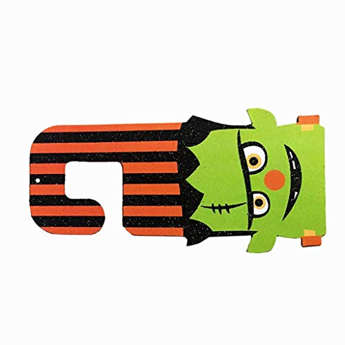 LQH Puerta de Halloween Ornamento Colgante Colgante Zombies Decoraciones for el Home Hotel (Size : B)
