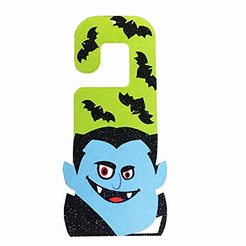 LQH Puerta de Halloween Ornamento Colgante Colgante Zombies Decoraciones for el Home Hotel (Size : B)