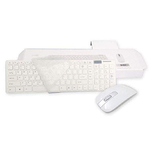 LQH Teclado Teclado Ordinaria del ratón del Teclado de Ordenador del Juego del Teclado 2.4G Teclado inalámbrico ratón Conjunto Ultra-Delgado diseño Ligero Ultra-Delgado Teclado inalámbrico Negro