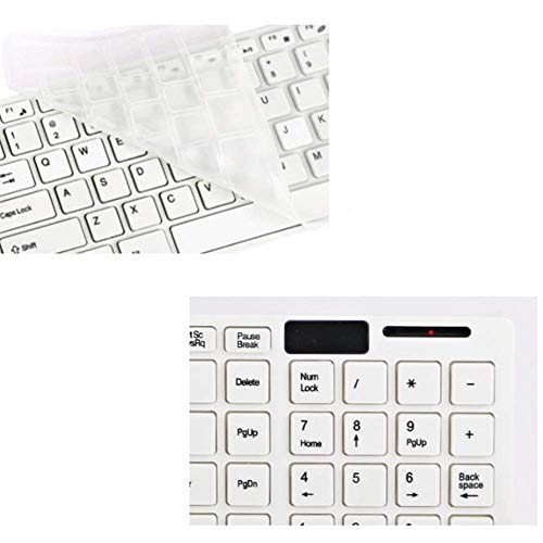 LQH Teclado Teclado Ordinaria del ratón del Teclado de Ordenador del Juego del Teclado 2.4G Teclado inalámbrico ratón Conjunto Ultra-Delgado diseño Ligero Ultra-Delgado Teclado inalámbrico Negro