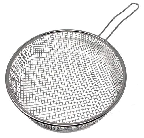 LS Kitchen - Sartén Freidora con Cestillo - Inducción Rápida - 20 cm - Negra