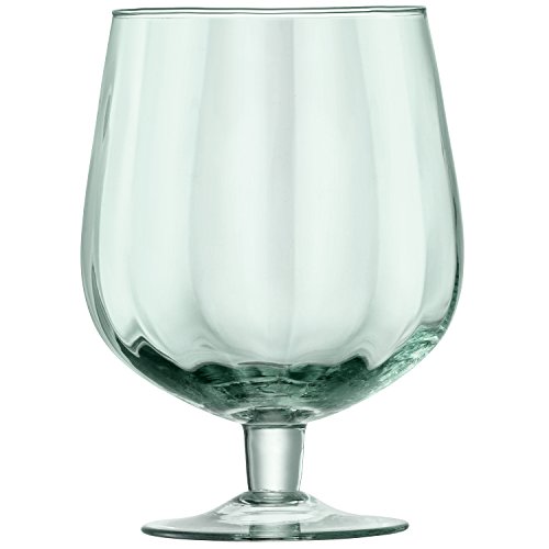 LSA International - Mia - Set 2 Vasos de cerveza artesanal 750ml, Óptica de vidrio reciclado