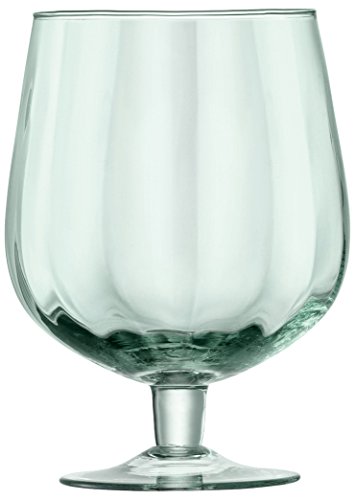 LSA International - Mia - Set 2 Vasos de cerveza artesanal 750ml, Óptica de vidrio reciclado