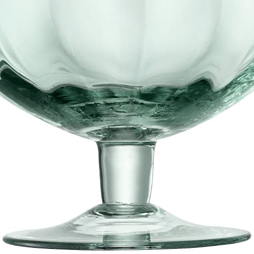 LSA International - Mia - Set 2 Vasos de cerveza artesanal 750ml, Óptica de vidrio reciclado