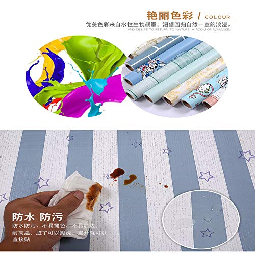 lsaiyy Papel Pintado Autoadhesivo Dormitorio Dormitorio decoración Pegatinas PVC Impermeable