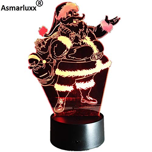 Luces de Papá Noel Luces de Noche Mesa táctil para niños Luces de Noche para Dormir Regalos para el día de Navidad
