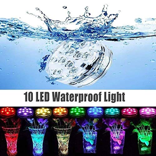 Luces sumergibles Luces LED sumergibles con luces subacuáticas a prueba de agua con control remoto Luces decorativas LED para iluminación flotante Florero, pecera, bodas