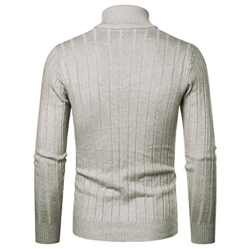 Luckycat Jersey de algodón Suave con Cuello Redondo de canalé para Hombre Sudadera para Hombre Manga Larga Patchwork Tops tee Outwear Blusa Jersey Ajustado para Hombre Ocasionales al Aire Libre