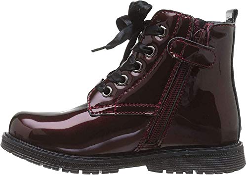 Lumberjack Wollas, Botas Militares para Niñas, Rojo (Bordeaux Ci002), 28 EU