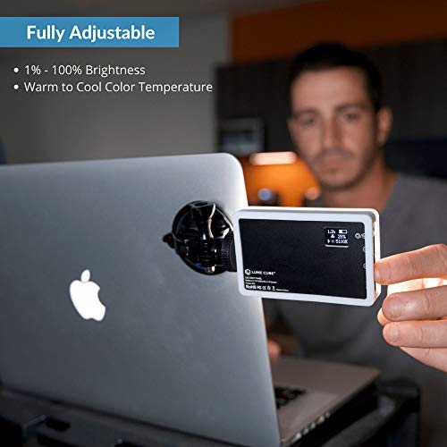 Lume Cube Kit de iluminación de transmisión en Vivo para videoconferencia, Zoom, transmisión automática, Trabajo Remoto