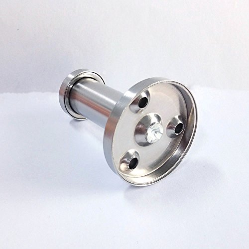 LumenTY - Gancho para albornoz de acero inoxidable cepillado 304 para baño, armario de baño, bata de baño, abrigo, toalla, albornoz, 5 cm
