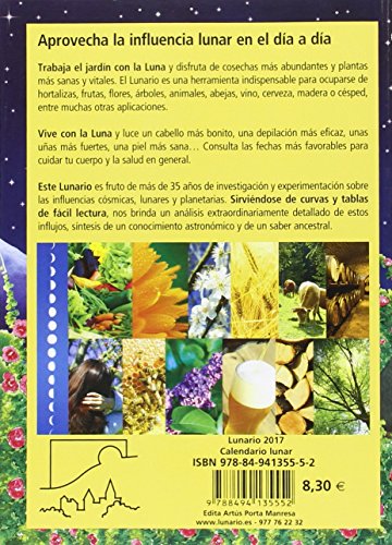 Lunario 2017: Calendario lunar para el huerto y el jardín ecológicos y para tu salud