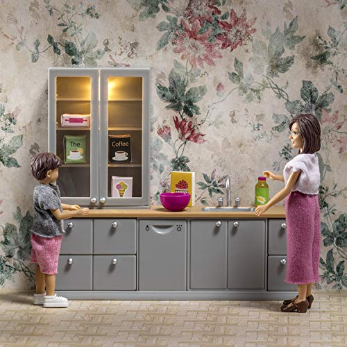 Lundby Wash-UP Sink+DISHW Fregadero, Multicolor (Micki Leksaker AB 60-2016-00)