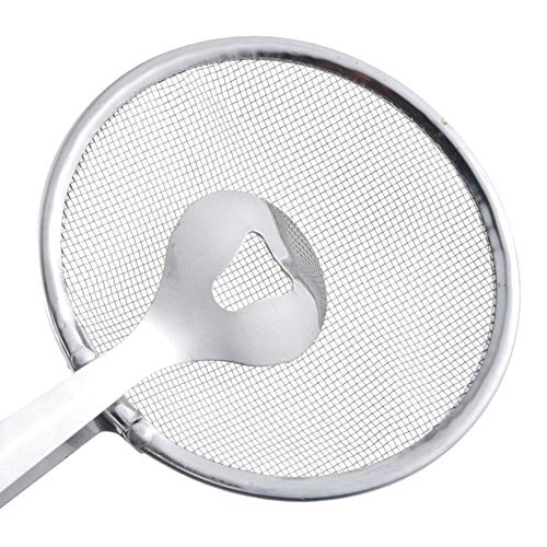 LUOXU Colador, colador de Acero Inoxidable, Acero Inoxidable Alimentación Clip Snack-freidora colador Barbacoa Buffet Que Sirve de Filtro Pinzas Frito Freír Malla colador de Aceite Escurridor