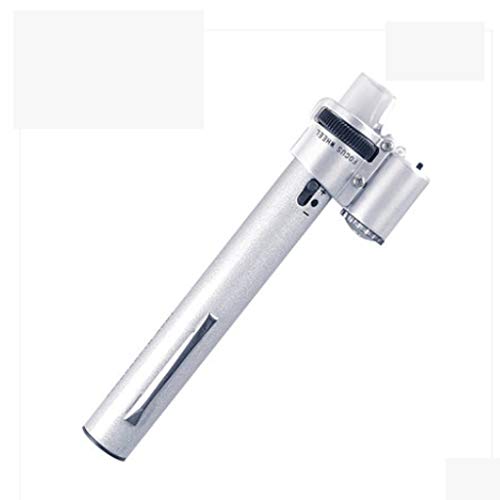 lupa Mini Joyas Antiguas Identificación Gran Aumento luz 100 Veces Alta definición Pluma de luz led Ajustable Microscopio portátil para Ver la fermentación de té Identificación Antifa