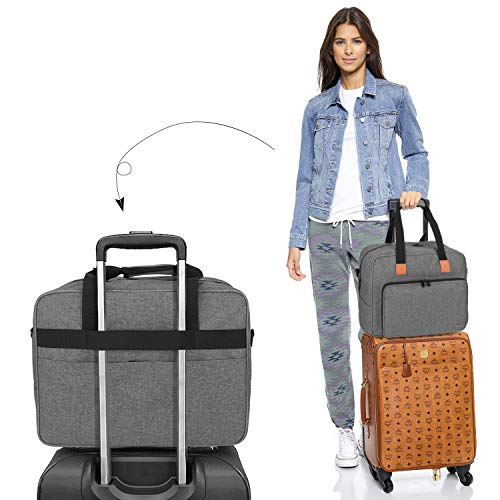 Luxja Bolsa para Máquina de Coser, Funda Maquina de Coser, Maleta Maquina Coser Organizador de Accesorios de Tejer (No Incluido Accesorios), Gris
