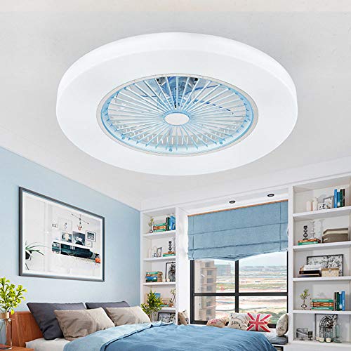 Luz del ventilador de techo, moderna LED Ventilador de techo, LED ventilador Lámpara de Techo con luz Y mando a distancia ventilador Luz de Techo Restaurante Plafones dormitorio Iluminación de techo