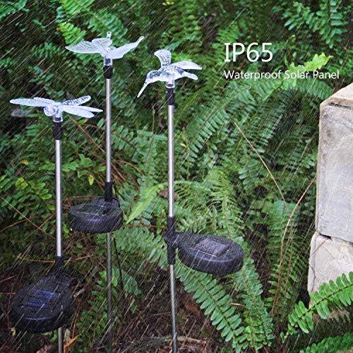 Luz Solar Exterior Jardin,OxyLED 6pcs Luces Solares para Exterior Jardin con cambio de color,IP65 Impermeables Decorativa Luces Solares,Lámpara Solares de Camino de Paisaje Para Patio,Césped,Pasillo