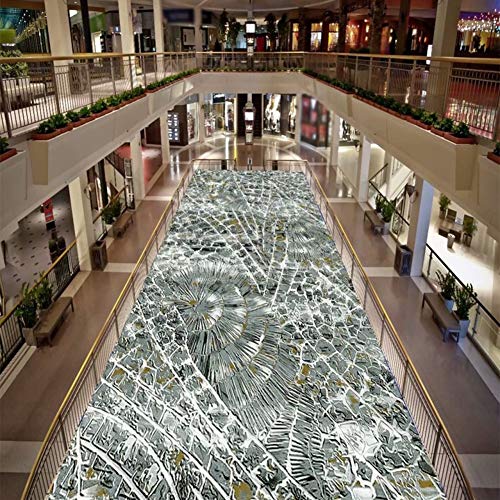 LXHONG-Alfombra de pasillo，Sin Arrugas Sin Deformación Sin Olor Fuerte Higroscopicidad Material Mezclado De Fieltro Dormitorio De Guardarropa, Personalización De Soporte (Color : A, Size : 1x5m)
