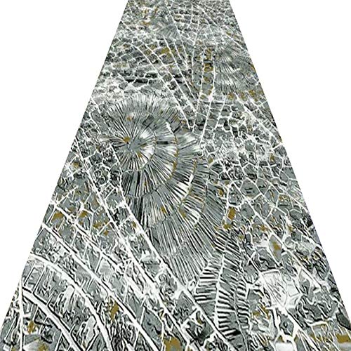 LXHONG-Alfombra de pasillo，Sin Arrugas Sin Deformación Sin Olor Fuerte Higroscopicidad Material Mezclado De Fieltro Dormitorio De Guardarropa, Personalización De Soporte (Color : A, Size : 1x5m)