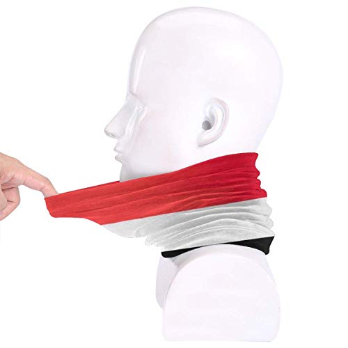 lymknumb Bandera de Yemen en textura de madera Bufanda de polaina para el cuello, Bandana transpirable Cubierta facial Balaclavafor Hombres Mujeres Ciclismo Senderismo