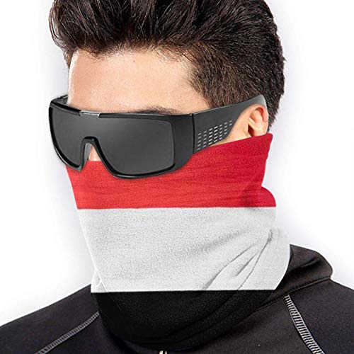 lymknumb Bandera de Yemen en textura de madera Bufanda de polaina para el cuello, Bandana transpirable Cubierta facial Balaclavafor Hombres Mujeres Ciclismo Senderismo