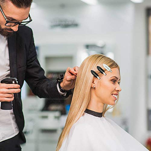 LYTIVAGEN 12 PCS Pinzas para el Pelo sin Doblar, Pin Clips para Rizos sin Arrugas Pinzas para el Cabello para Mujer/Niña para el Peinado (Negro, Blanco, Rosa)