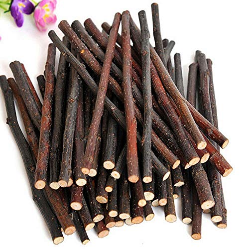 LYY Juguetes para Masticar Animales con palitos de Manzana Naturales, Ricos en nutrientes como ácido de Frutas y pectina, Secos y fáciles de Masticar para Tener Dientes sanos y Buena digestión (400g)