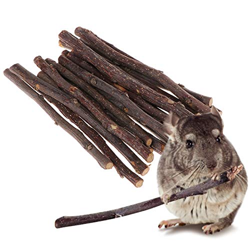 LYY Juguetes para Masticar Animales con palitos de Manzana Naturales, Ricos en nutrientes como ácido de Frutas y pectina, Secos y fáciles de Masticar para Tener Dientes sanos y Buena digestión (400g)